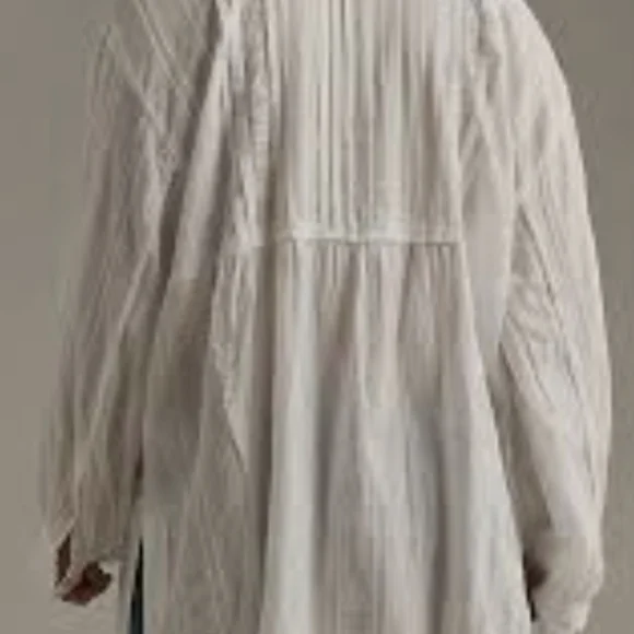 Pilcro Collared Pintuck Blouse - Picture 5 of 9